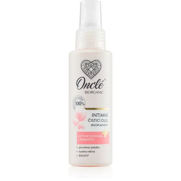 Onclé Onclé Biorganic čistilno olje za intimno higieno 100 ml