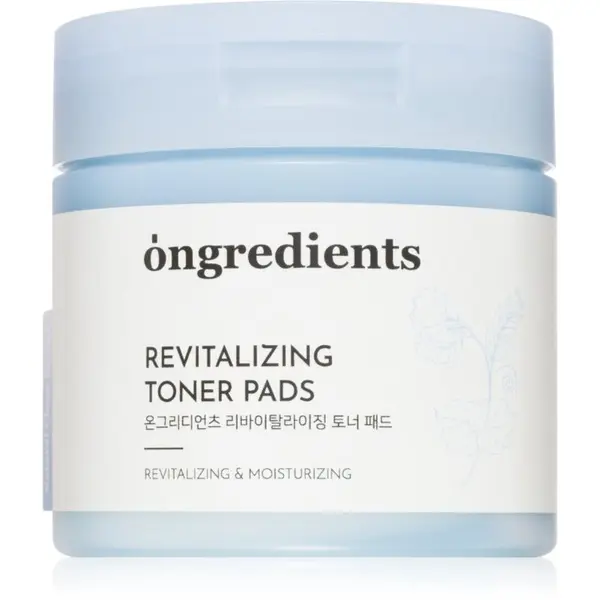 Ongredients Ongredients Revitalizing Toner Pads tonizirajoče blazinice s pomirjajočim učinkom 60 kos