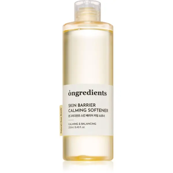 Ongredients Ongredients Skin Barrier Calming Softener pomirjajoči tonik z vlažilnim učinkom 250 ml