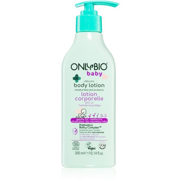 OnlyBio OnlyBio Baby Delicate nežno mleko za telo za otroke od rojstva 300 ml