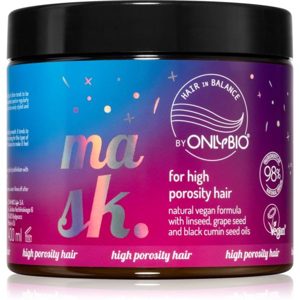 OnlyBio OnlyBio Hair in Balance hranilna maska za suhe lase 400 ml