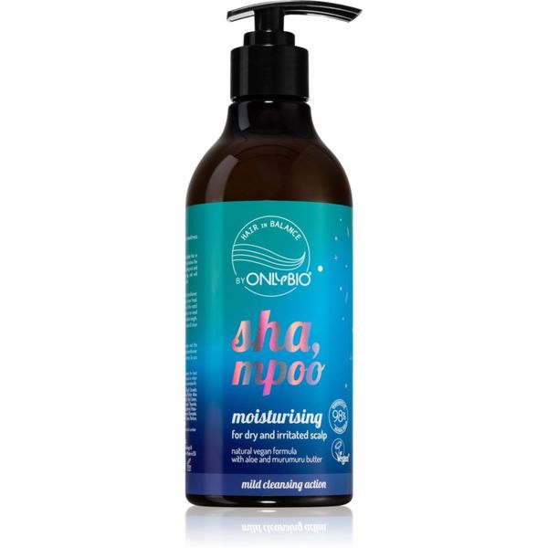 OnlyBio OnlyBio Hair in Balance nežni šampon za suho in občutljivo lasišče 400 ml