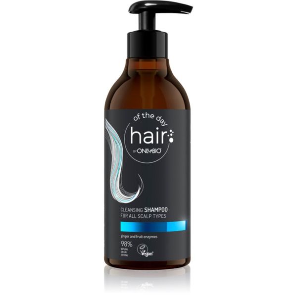 OnlyBio OnlyBio Hair Of The Day globinsko čistilni šampon za vse tipe kože 400 ml