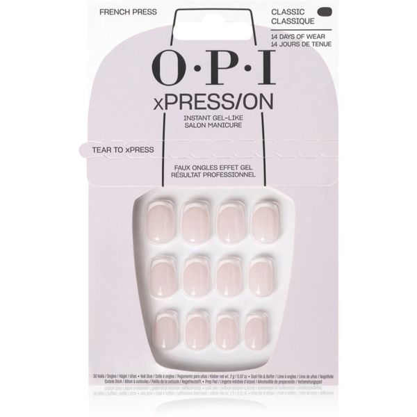 OPI OPI xPRESS/ON umetni nohti French Press 30 kos