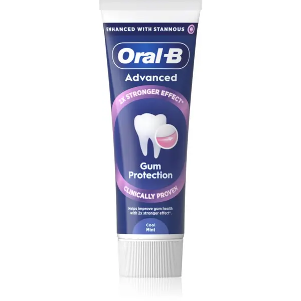 Oral-B Oral-B Advanced Gum Protection zobna pasta za zdrave zobe in dlesni Cool Mint 75 ml