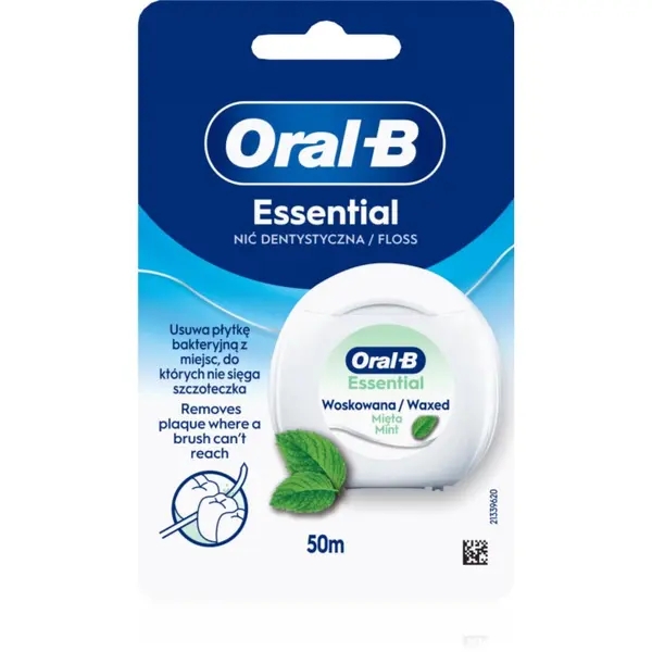 Oral-B Oral-B Essential Floss Mint voskasta zobna nitka z metinim okusom 50 m