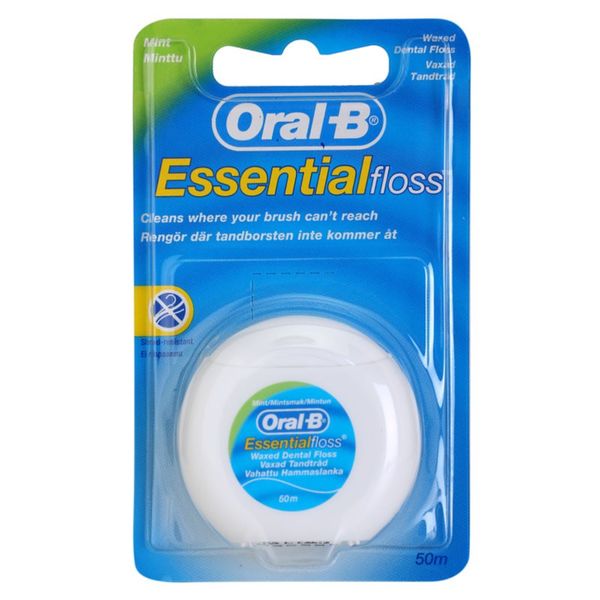 Oral B Oral B Essential Floss voskasta zobna nitka z metinim okusom 50 m