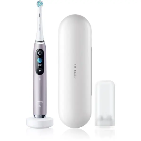 Oral-B Oral-B iO 9 električna zobna ščetka s polnilnim etuijem Rose Quartz 1 kos