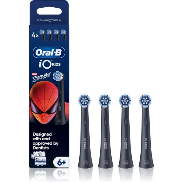 Oral-B Oral-B iO Kids Marvel Spiderman nadomestne glave za zobno ščetko za otroke od 6 let 4 kos