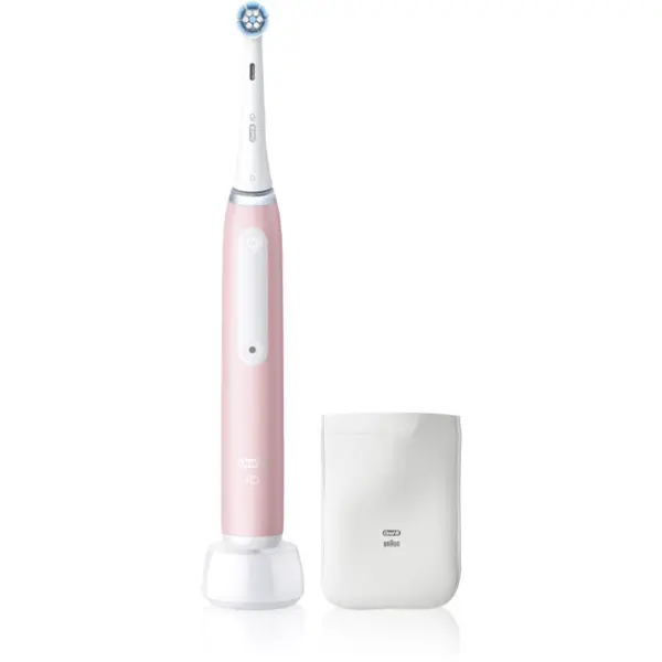 Oral-B Oral-B iO Sensi Clean električna zobna ščetka z etuijem za polnilno postajo Blush Pink 1 kos