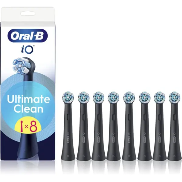 Oral-B Oral-B iO Ultimate Clean nadomestne glave za zobno ščetko Black 8 kos