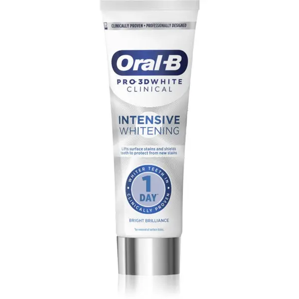 Oral-B Oral-B Pro-3D White Intensive Whitening intenzivna belilna zobna pasta Bright Brilliance 75 ml