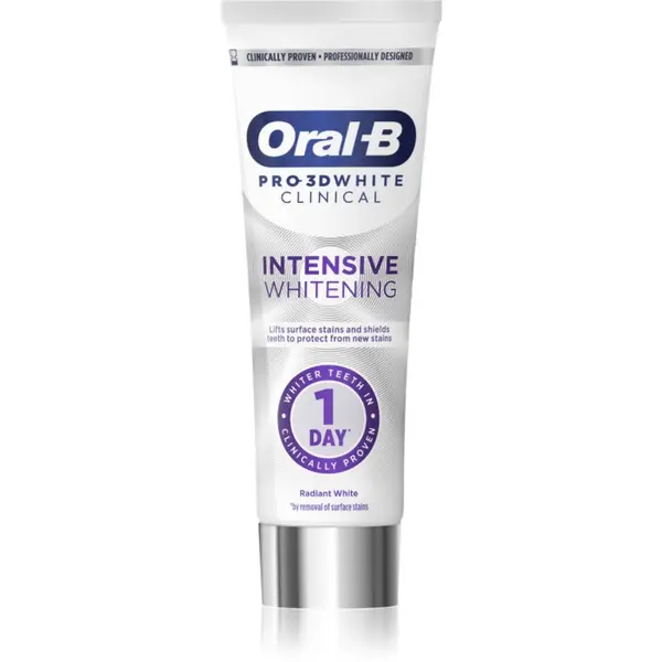 Oral-B Oral-B Pro-3D White Intensive Whitening intenzivna belilna zobna pasta Radiant White 75 ml