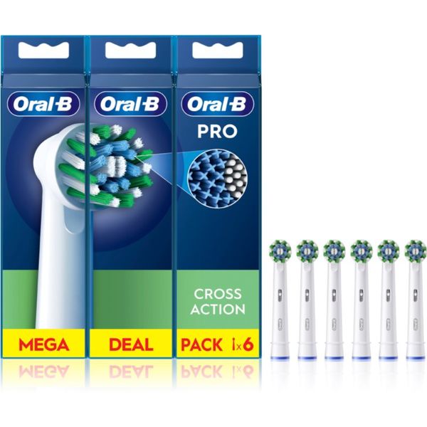 Oral B Oral B PRO Cross Action nadomestne glave za zobno ščetko 6 kos