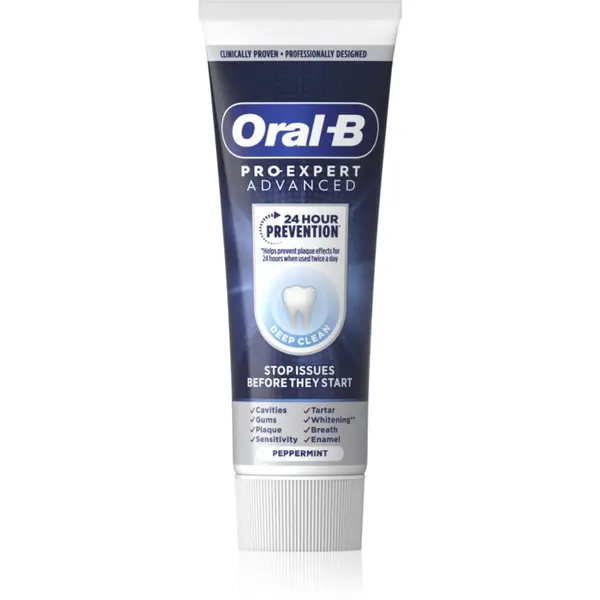 Oral-B Oral-B Pro-Expert Advanced Deep Clean zobna pasta za temeljito čiščenje zob Peppermint 75 ml