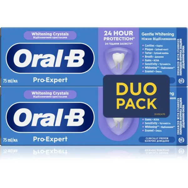 Oral-B Oral-B Pro Expert Gentle Whitening zobna pasta za beljenje zob 2x75 ml