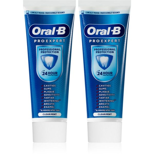 Oral B Oral B Pro Expert Professional Protection Zobna pasta za zaščito dlesni 2x75 ml