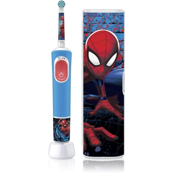 Oral B Oral B PRO Kids 3+ Spiderman električna zobna ščetka z etuijem za otroke 1 kos