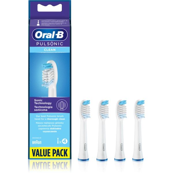 Oral B Oral B Pulsonic Clean nadomestne glave za zobno ščetko 4 kos