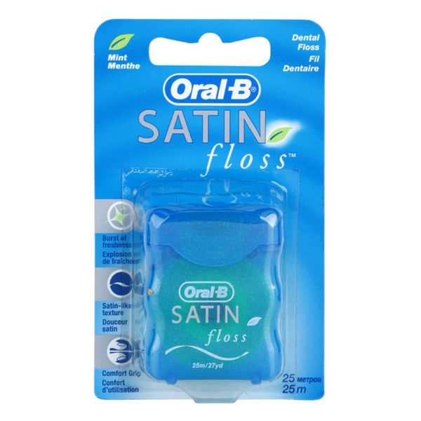 Oral B Oral B Satin Floss zobna nitka okus Menthol 25 m