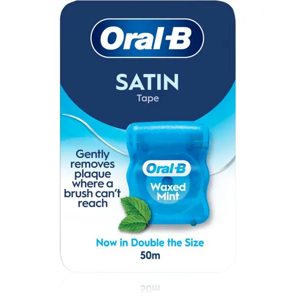 Oral-B Oral-B Satin Tape Waxed Mint zobna nitka meta 50 m
