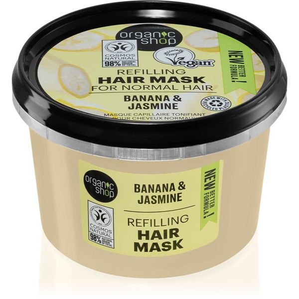 Organic Shop Organic Shop Banana & Jasmine maska za lase za volumen 250 ml