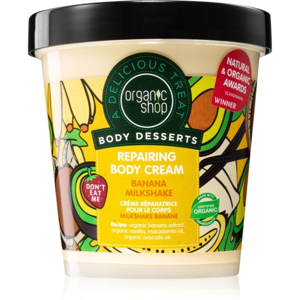 Organic Shop Organic Shop Body Desserts Banana Milkshake regeneracijska krema za telo 450 ml