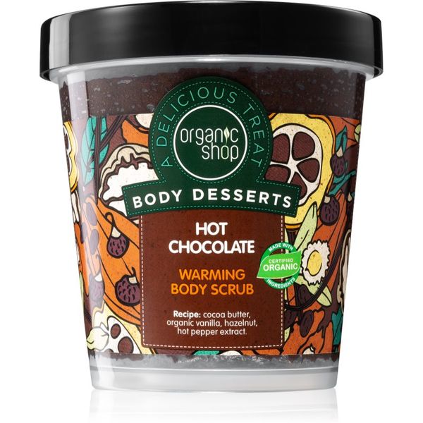 Organic Shop Organic Shop Body Desserts Hot Chocolate hranilni piling za telo 450 ml
