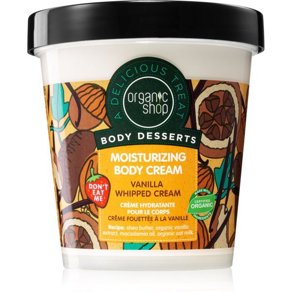 Organic Shop Organic Shop Body Desserts Vanilla vlažilna krema za telo 450 ml