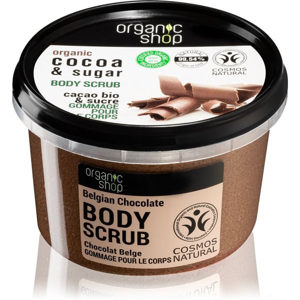 Organic Shop Organic Shop Body Scrub Cocoa & Sugar piling za telo 250 ml