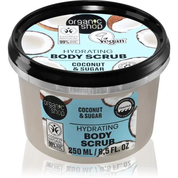 Organic Shop Organic Shop Body Scrub Cocoa & Sugar vlažilni piling za telo 250 ml