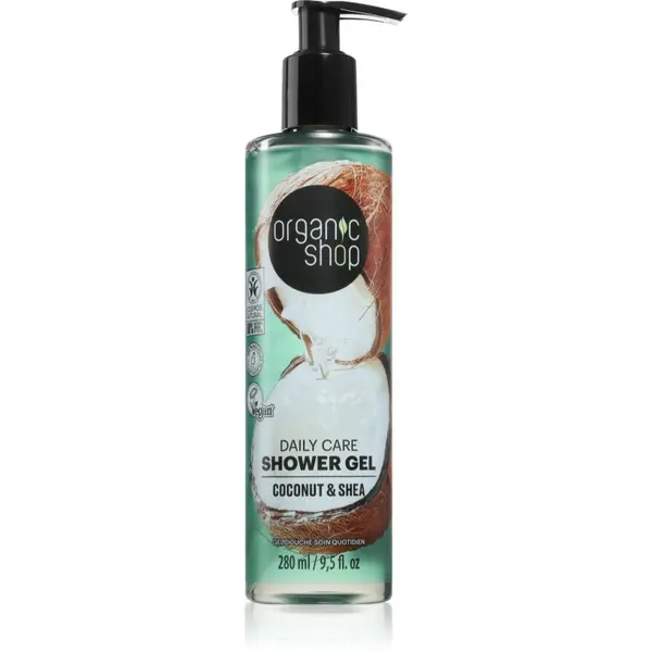 Organic Shop Organic Shop Coconut & Shea vlažilen gel za prhanje 280 ml