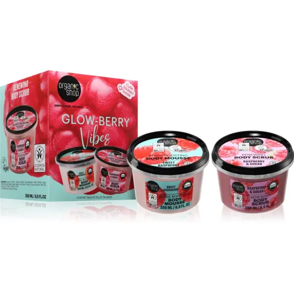 Organic Shop Organic Shop Glow-Berry Vibes Beauty Set darilni set za telo