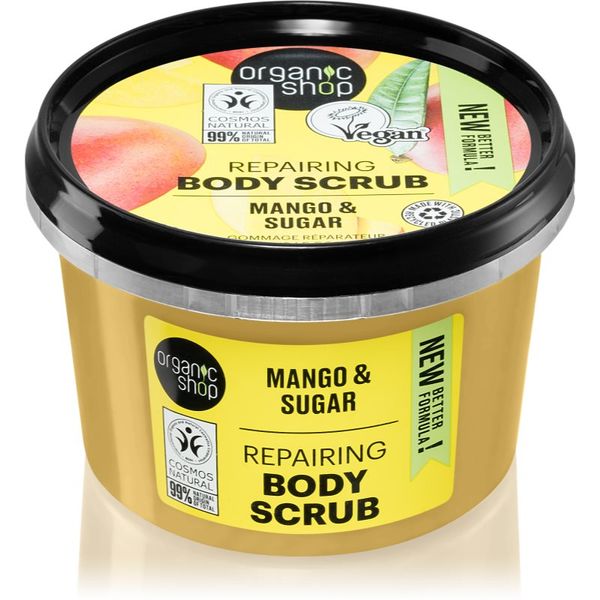 Organic Shop Organic Shop Mango & Sugar piling za telo za svilnato kožo 250 ml