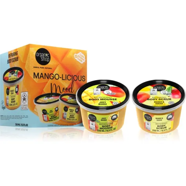 Organic Shop Organic Shop Mango-licious Mood Beauty Set darilni set za telo