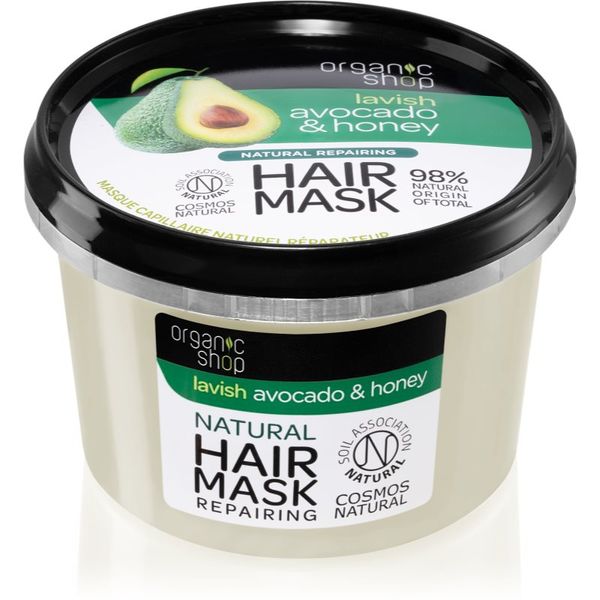 Organic Shop Organic Shop Natural Avocado & Honey regeneracijska maska za lase 250 ml