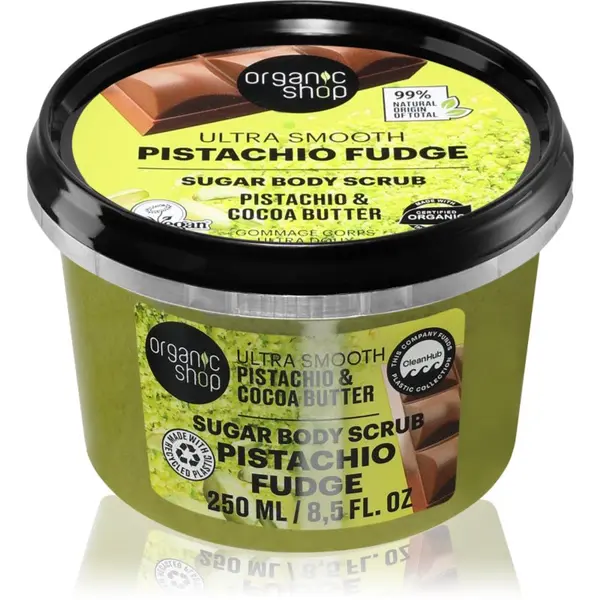 Organic Shop Organic Shop Pistachio Fudge nežni piling za telo 250 ml