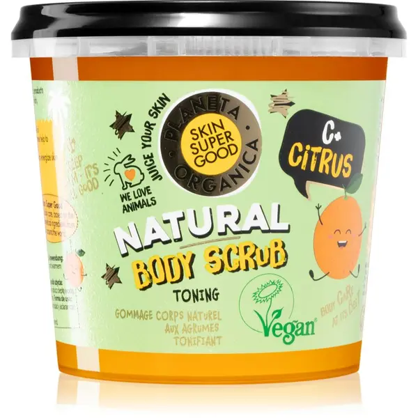 Organic Shop Organic Shop Skin Super Good C+ Citrus osvežilni piling za telo z vitaminom C 360 ml