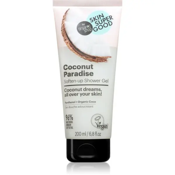 Organic Shop Organic Shop Skin Super Good Coconut Paradise mehčalni gel za prhanje 200 ml