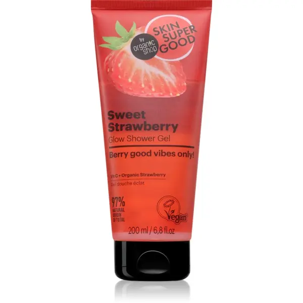 Organic Shop Organic Shop Skin Super Good Sweet Strawberry hranilni gel za prhanje 200 ml