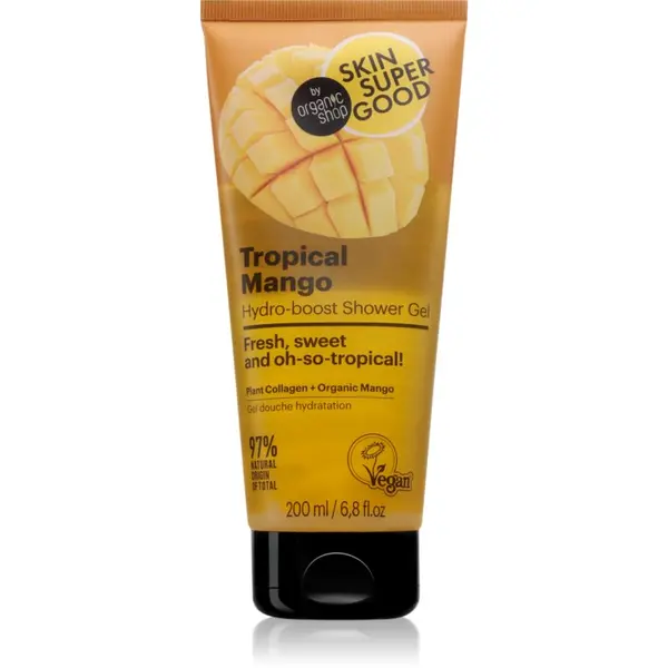 Organic Shop Organic Shop Skin Super Good Tropical Mango gel za prhanje z oljem manga 200 ml