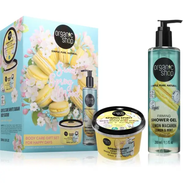 Organic Shop Organic Shop Sweet Spring Mood Body Care Set darilni set za telo