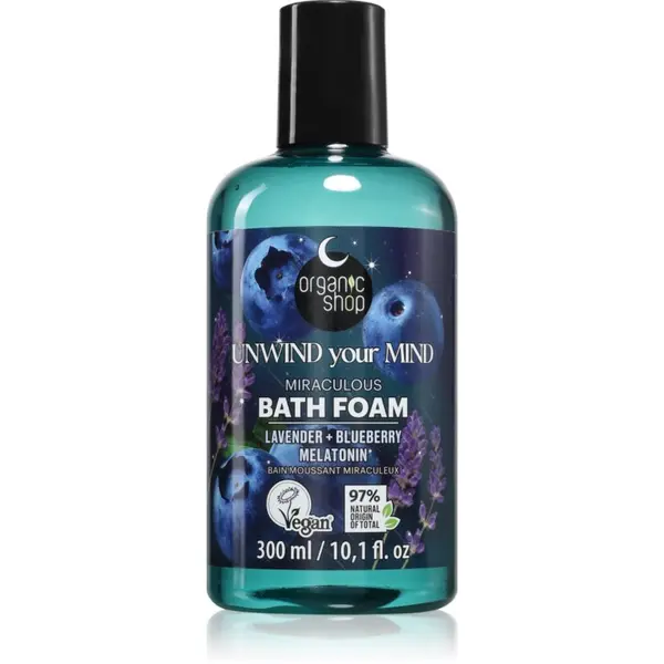 Organic Shop Organic Shop Unwind Your Mind antistresna pena za kopel 300 ml