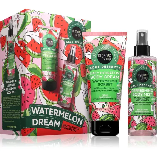 Organic Shop Organic Shop Watermelon Dream Body Desserts Skincare Set darilni set za telo