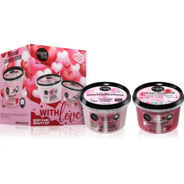 Organic Shop Organic Shop With Love Body Care Beauty Set darilni set za telo