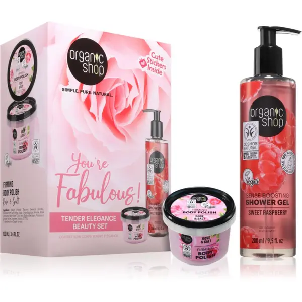 Organic Shop Organic Shop You're Fabulous! Tender Elegance Beauty Set darilni set za telo