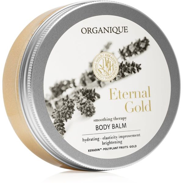 Organique Organique Eternal Gold Smoothing Therapy posvetlitveni in vlažilni balzam za telo z 24-karatnim zlatom 200 ml