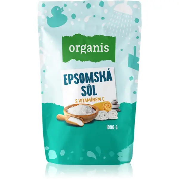 Organis Organis Epsom salt with Vitamin C sol za kopel 1000 g