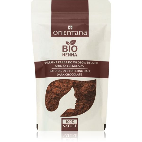 Orientana Orientana Bio Henna Natural Dye permanentna barva za lase odtenek Dark Brown 100 g