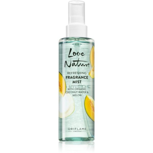 Oriflame Oriflame Love Nature Coconut Water & Melon osvežujoče pršilo za telo 100 ml